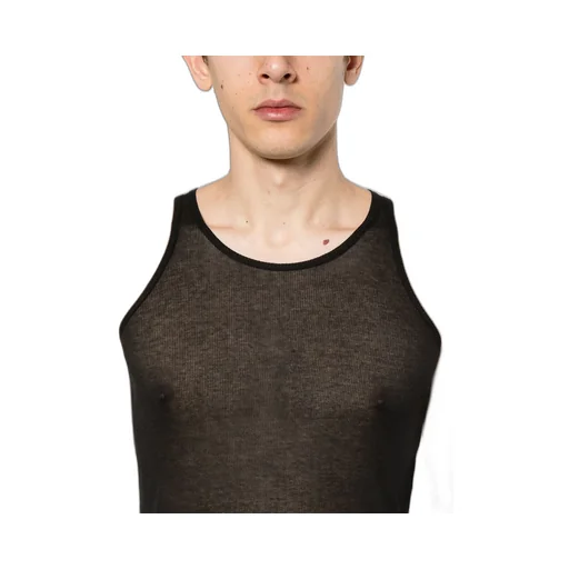 Ribbed Sleeveless Tank Top