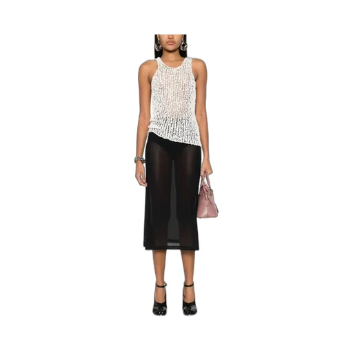 Sleeveless Knitted Tank Top