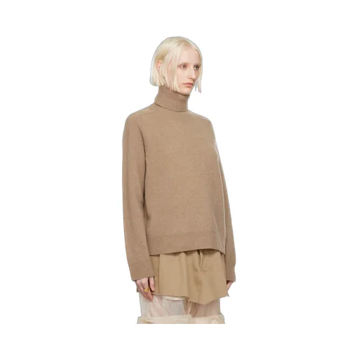 Roll-Neck Knitted Jumper