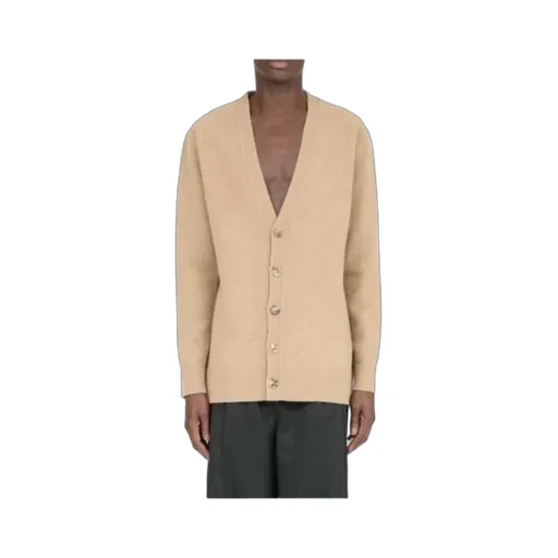 V-Neck Button-Up Cardigan