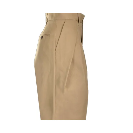 Plated Wide-Leg Pants