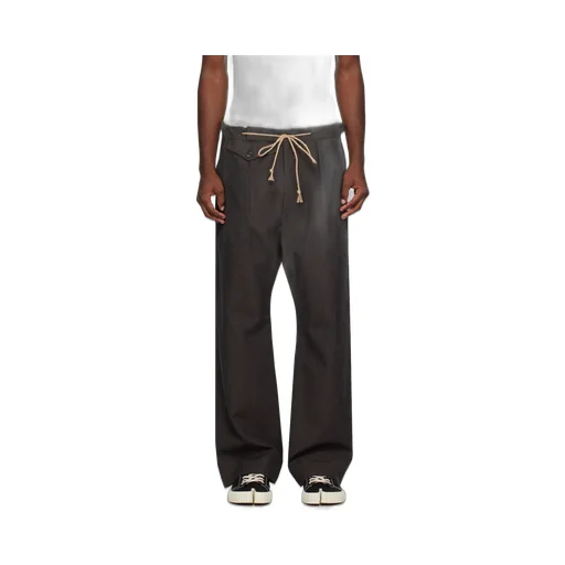 Straight-Leg Drawstring Trousers