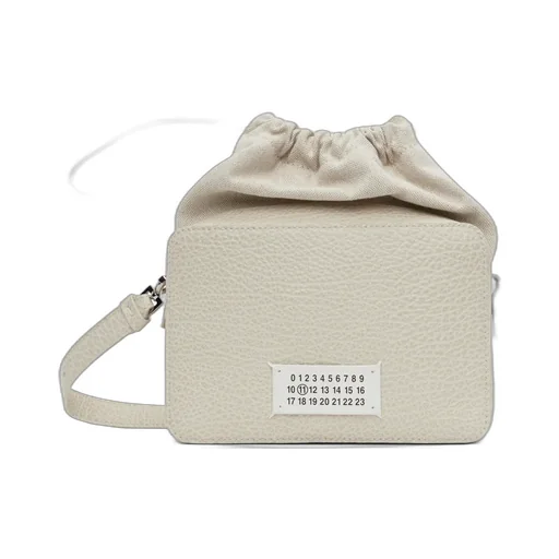 Panelled Drawstring Shoulder Bag