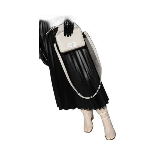 Panelled Drawstring Shoulder Bag