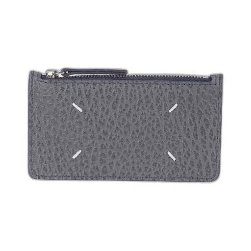 Four-Stitch Zipped Cardholder
