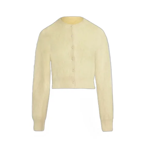 Cropped Knitted Cardigan