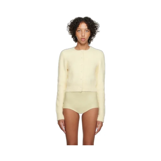 Cropped Knitted Cardigan