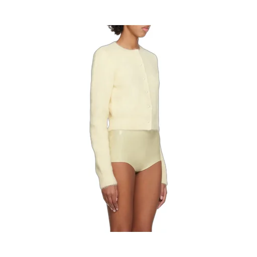Cropped Knitted Cardigan