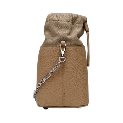 5Ac Number Patch Drawstring Bucket Bag