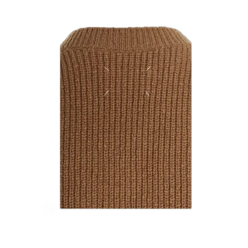 V-Neck Straight Hem Knitted Vest