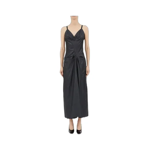 Ruched Sweetheart Neck Midi Dress