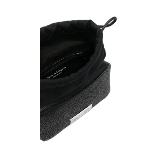 Logo Patch Ruched Shoulder Bag