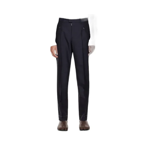 Straight-Leg Tailored Trousers