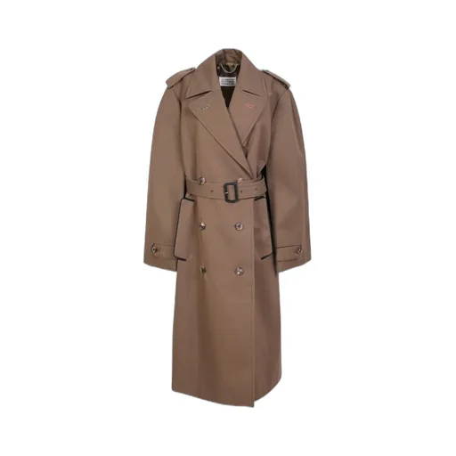 Belted-Waist Trench Coat
