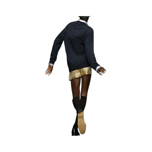 V-Neck Long-Sleeved Cardigan
