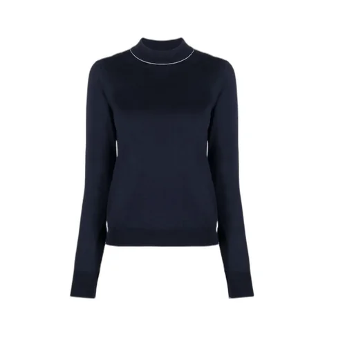 Mock Neck Knitted Jumper