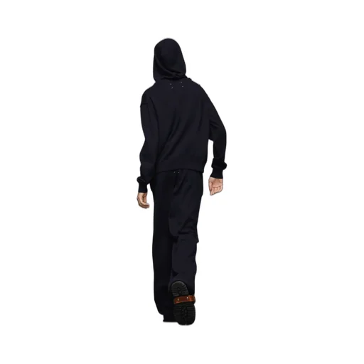 Knitted Drawstring Hoodie