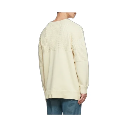 Cable-Knit Crewneck Sweater