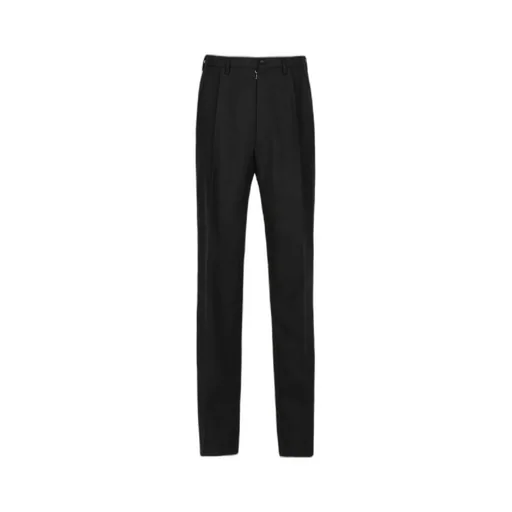 High-Waist Pleated Trousers