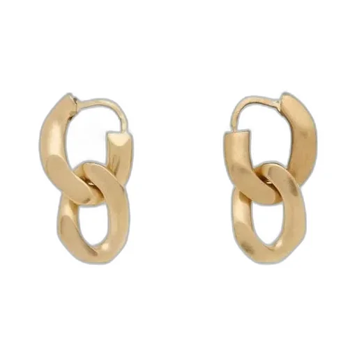 Chain-Link Drop Earrings
