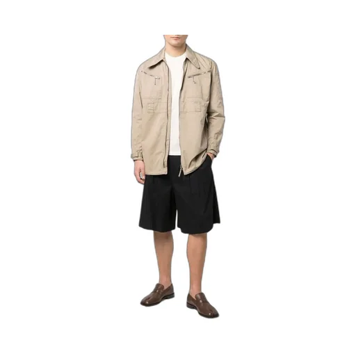 Long-Sleeved Single-Breasted Blazer