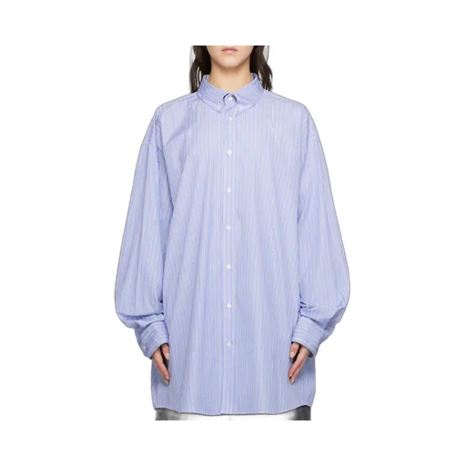 Striped Button-Up Shirt