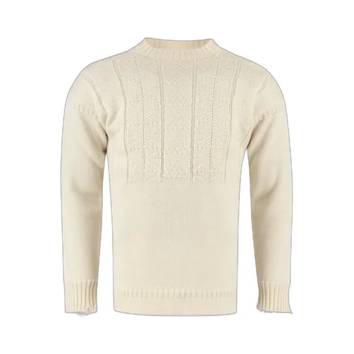 Distressed Crewneck Sweater