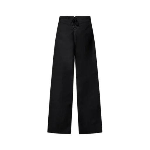 Layered Wide-Leg Trousers
