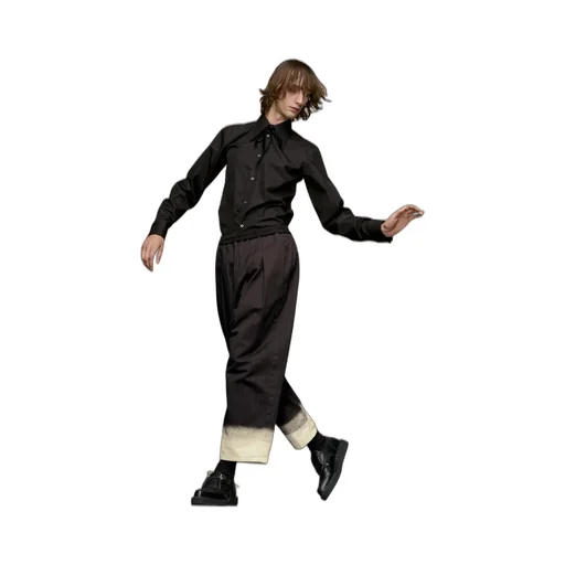Drawstring Stitch Detailed Trousers