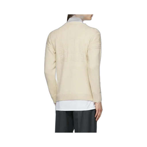 Distressed Crewneck Sweater