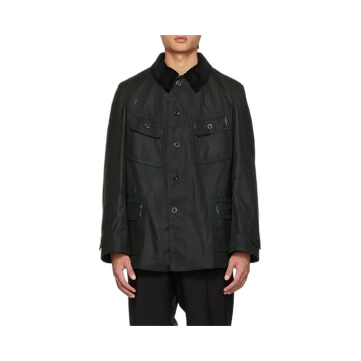 Buttoned Long-Sleeved Jacket