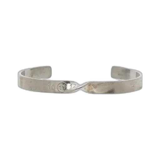 Logo Engraved Twisted Bracelet