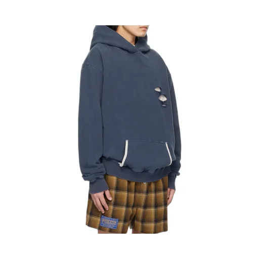 Cut Out Detailed Oversized Hoodie