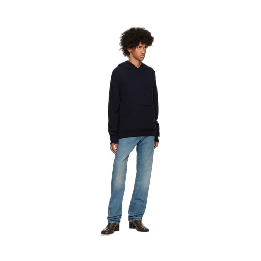 Knitted Drawstring Hoodie