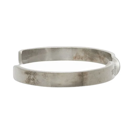 Logo Engraved Twisted Bracelet