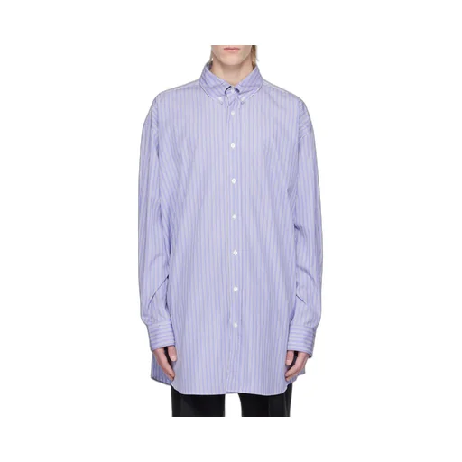 Striped Button-Up Shirt