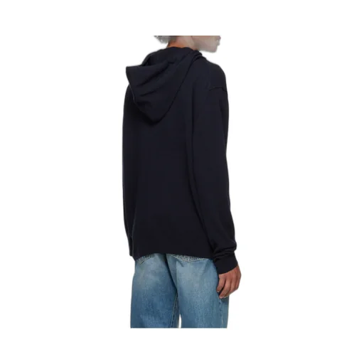Knitted Drawstring Hoodie