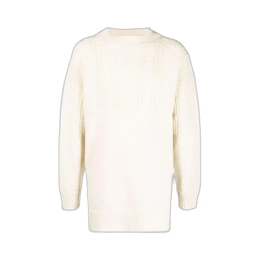 Cable-Knit Crewneck Sweater