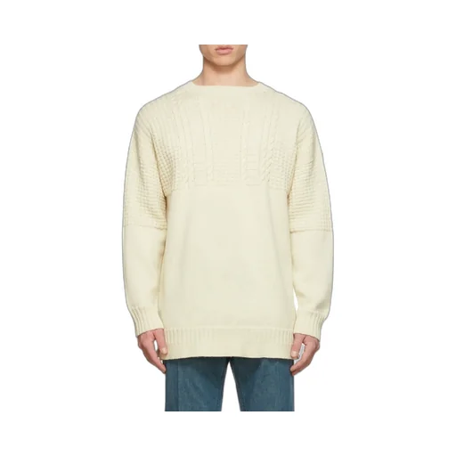 Cable-Knit Crewneck Sweater