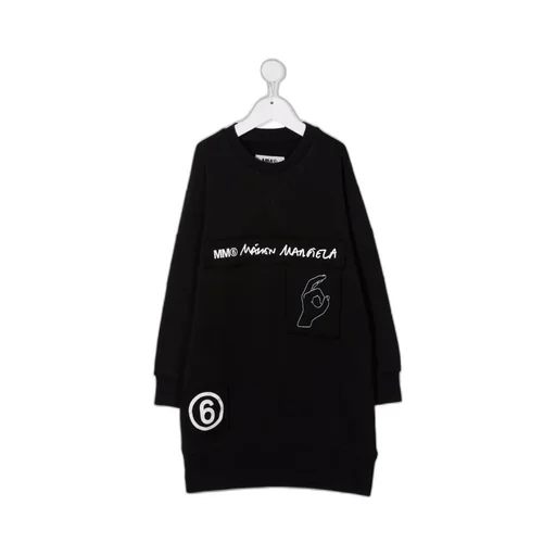 Logo Printed Sweatshirt Dress