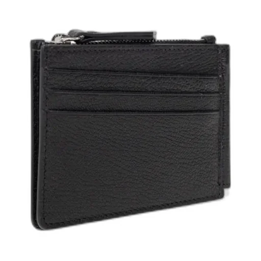 Four-Stitch Detailed Zipped Wallet