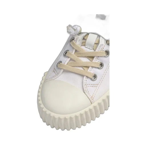Round-Toe Lace-Up Sneakers