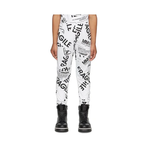 Teen Fragile-Print Stretch-Cotton Leggings