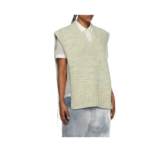 V-Neck Knitted Tank Top