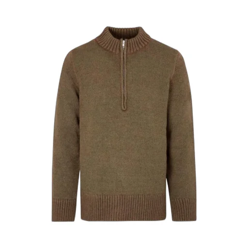 Half-Zip Knit Jumper