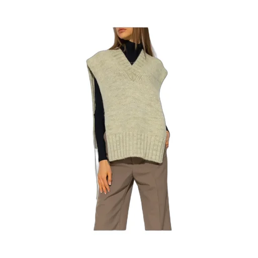 V-Neck Knitted Tank Top