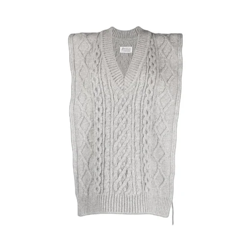 Cable-Knitted Vest
