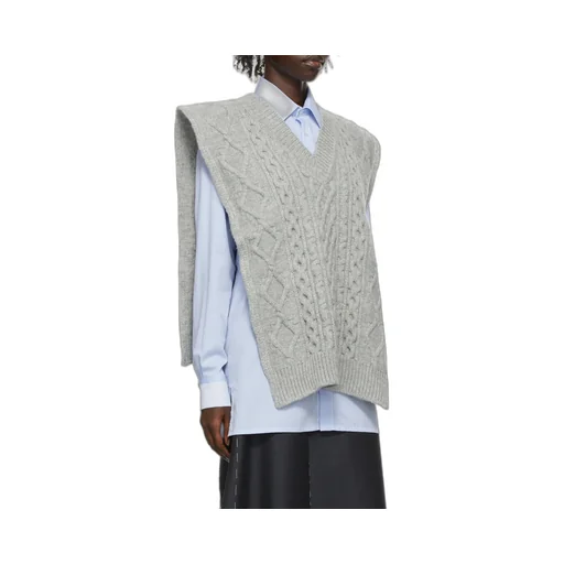 Cable-Knitted Vest