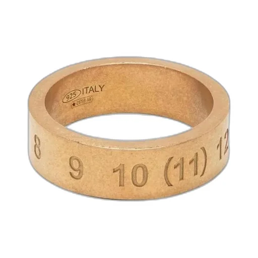 Number Engraved Ring