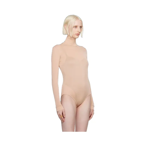 High Neck Sleeved Bodysuit